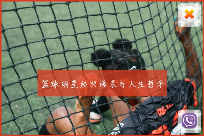 篮球明星经典语录与人生哲学